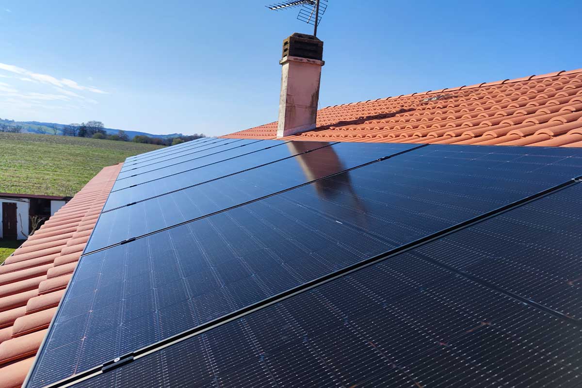 Installation de panneaux photovoltaïques à Bidache