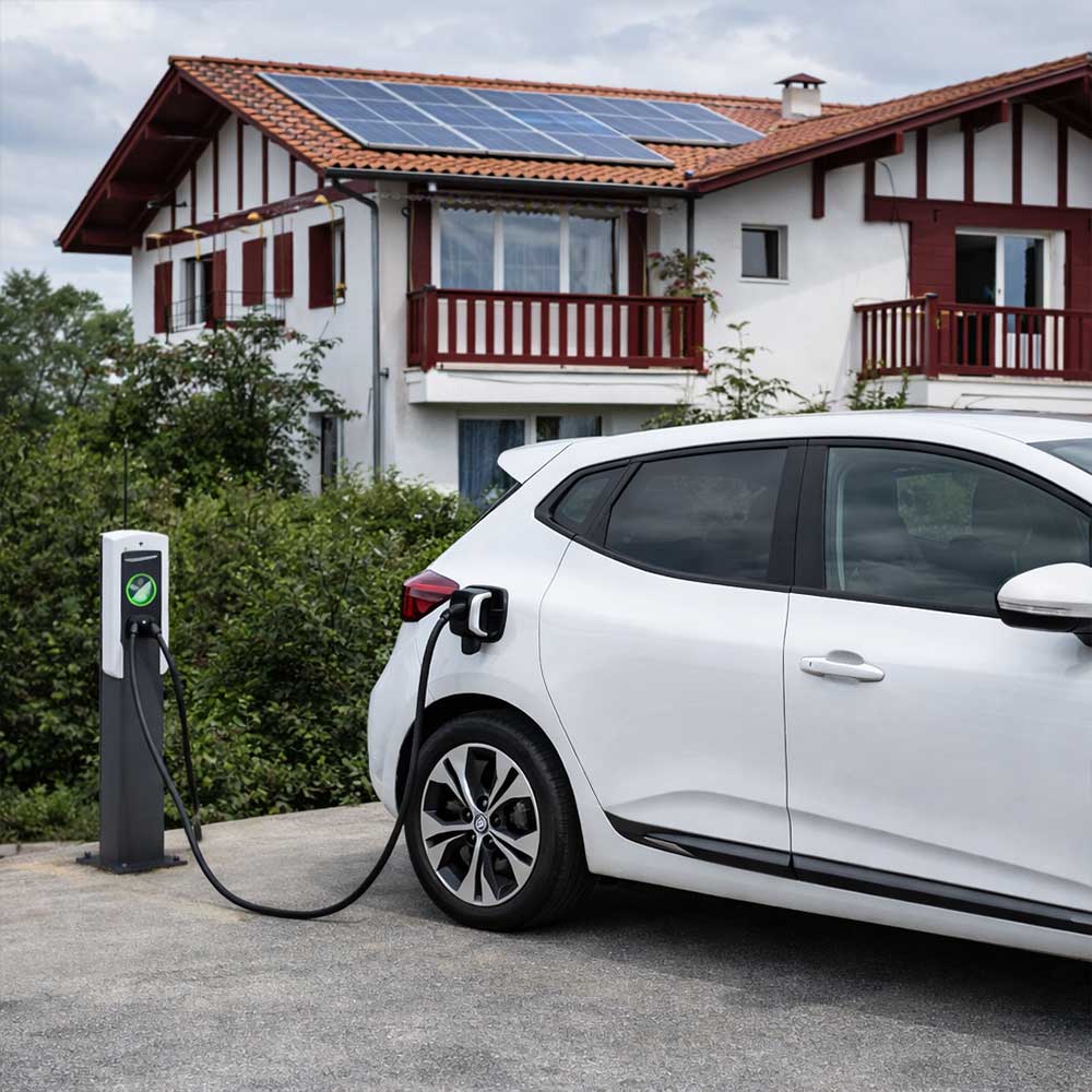 Borne de recharge IRVE pour voiture électrique