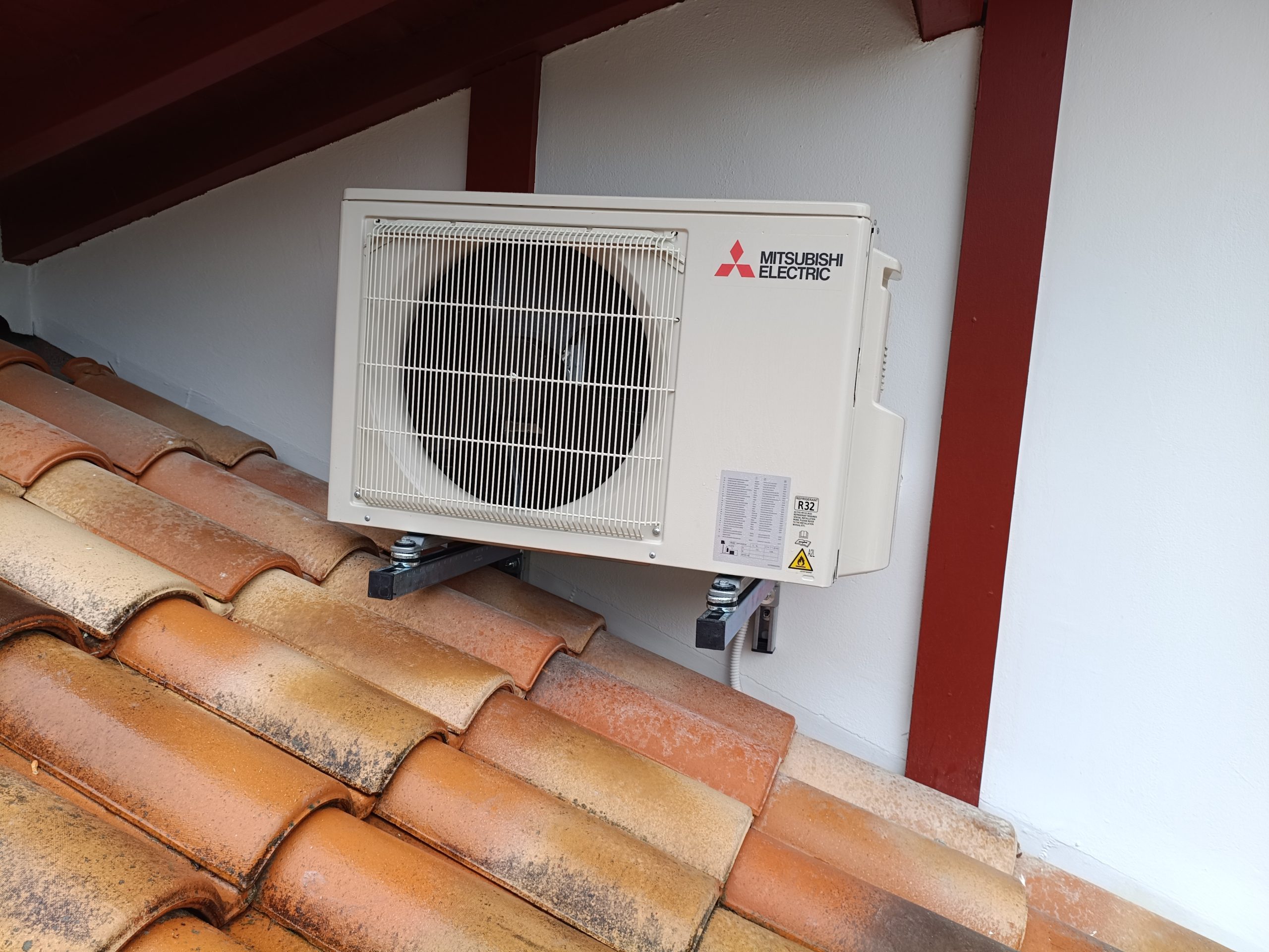 Installation de climatisation réversible